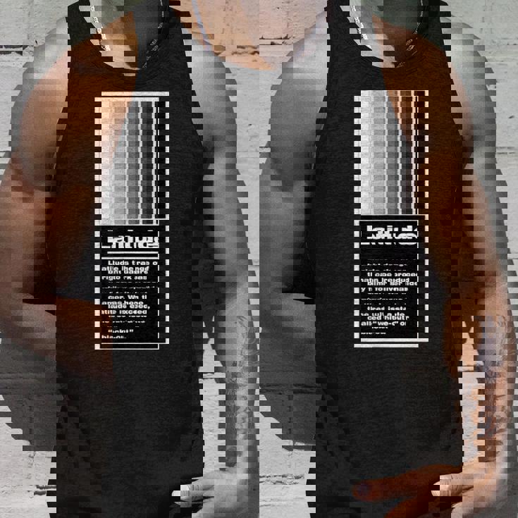 Kenko 写真用語「ラチチュード」［前面デザイン］ タンクトップ 彼への贈り物