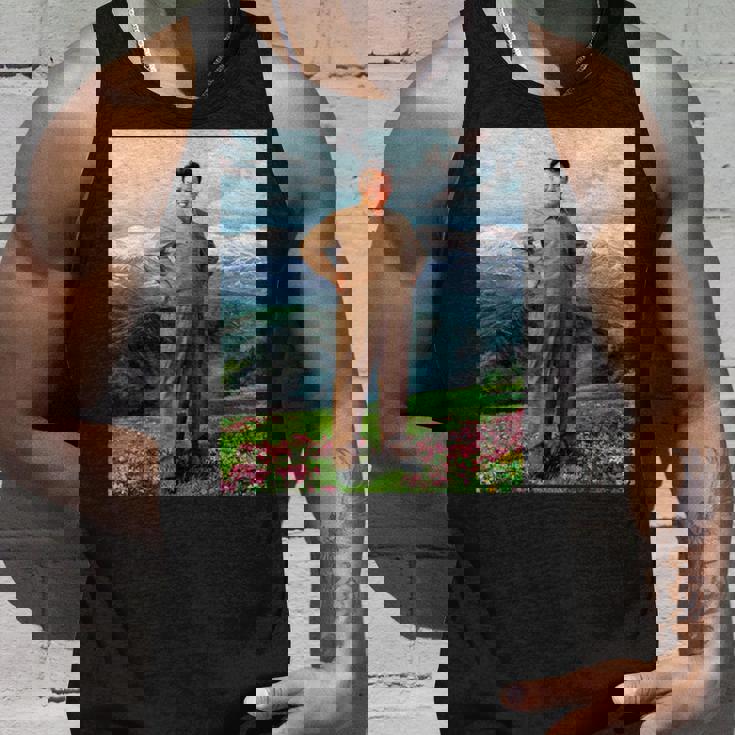 Kim Jong Il Kim Jong Un Humour North Korea タンクトップ 彼への贈り物