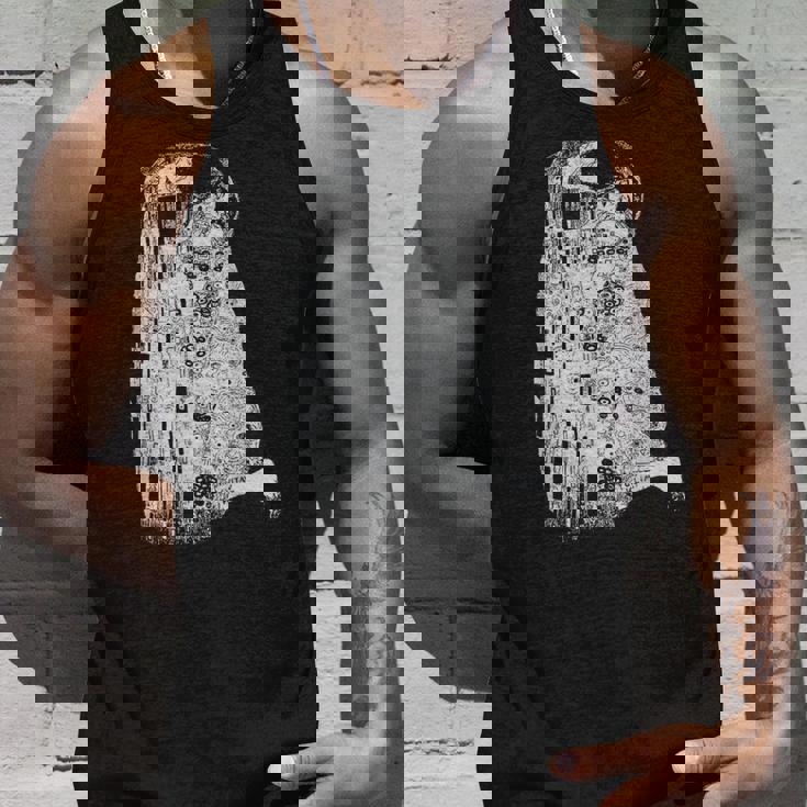 The Kiss グスタフ・クリムト クラシック アールヌーボー グラフィック Freedom タンクトップ 彼への贈り物