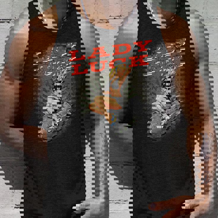 Lady Luckuper Nice Bomber ノーズアートtシャツ タンクトップ 彼への贈り物