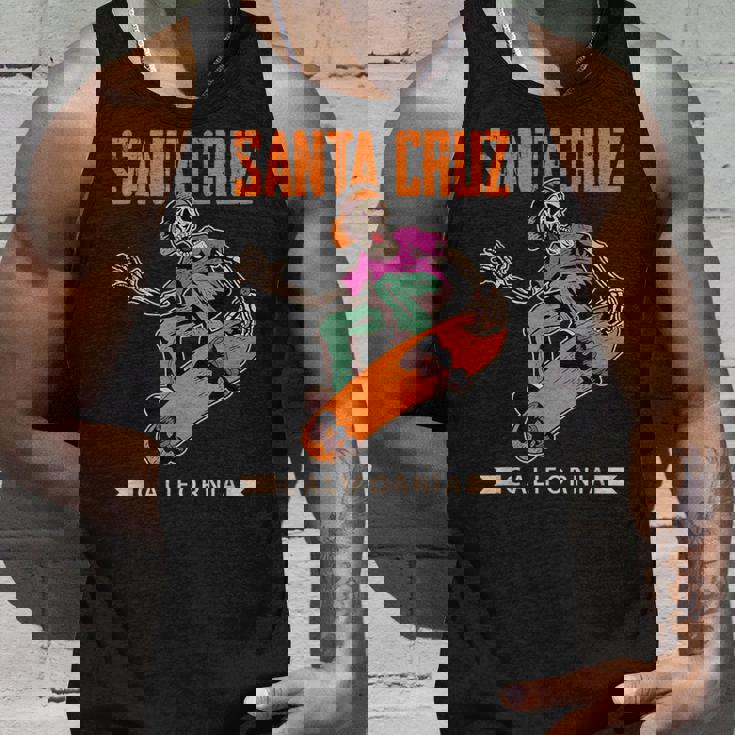 Laid Back スケルトン スケートボーダー サンタクルーズ タンクトップ 彼への贈り物