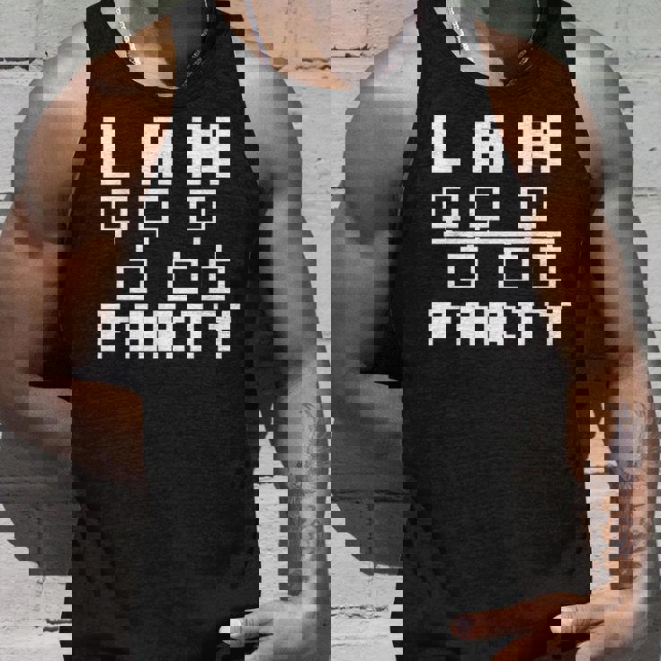 Lan Party レトロゲームtシャツ タンクトップ 彼への贈り物