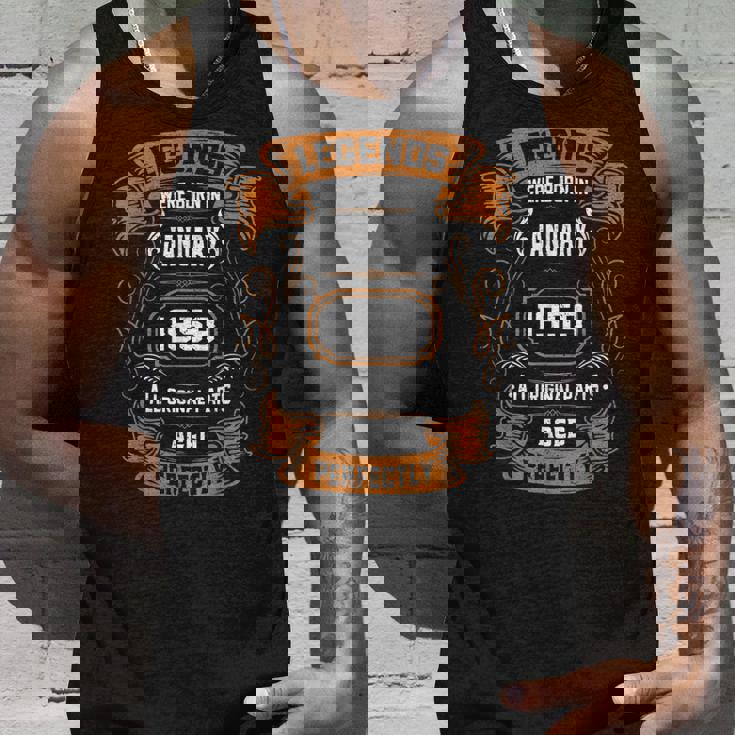 Legends Were Born In January 1959 誕生日プレゼント タンクトップ 彼への贈り物