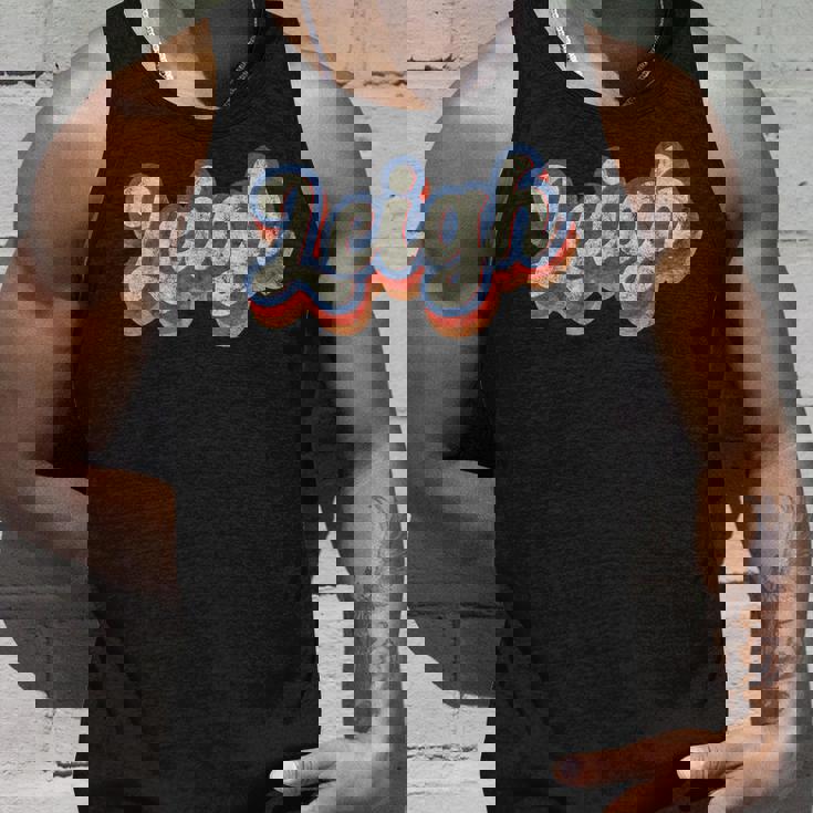 Leigh 名前入りシャツ カスタムレタリング 70年代 タンクトップ 彼への贈り物