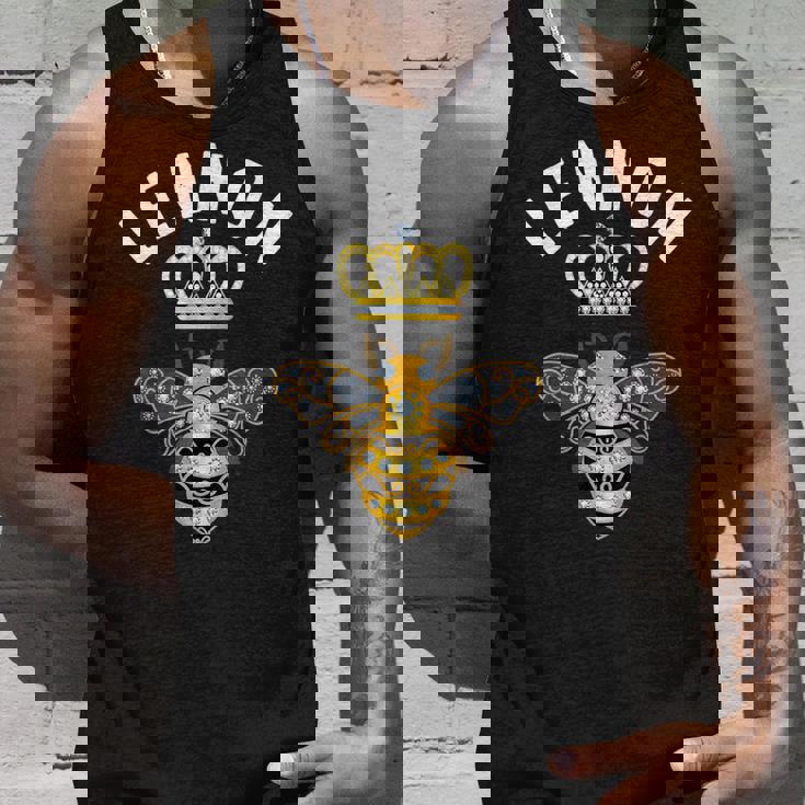 Lennon Name Lennon 誕生日プレゼント 女王冠 蜂 レノン タンクトップ 彼への贈り物