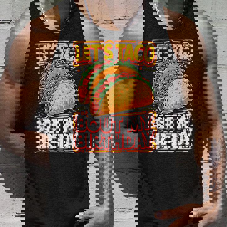 Let's Taco Bout My Birthday シャツ メンズ レディース キッズ タコスパーティー タンクトップ 彼への贈り物