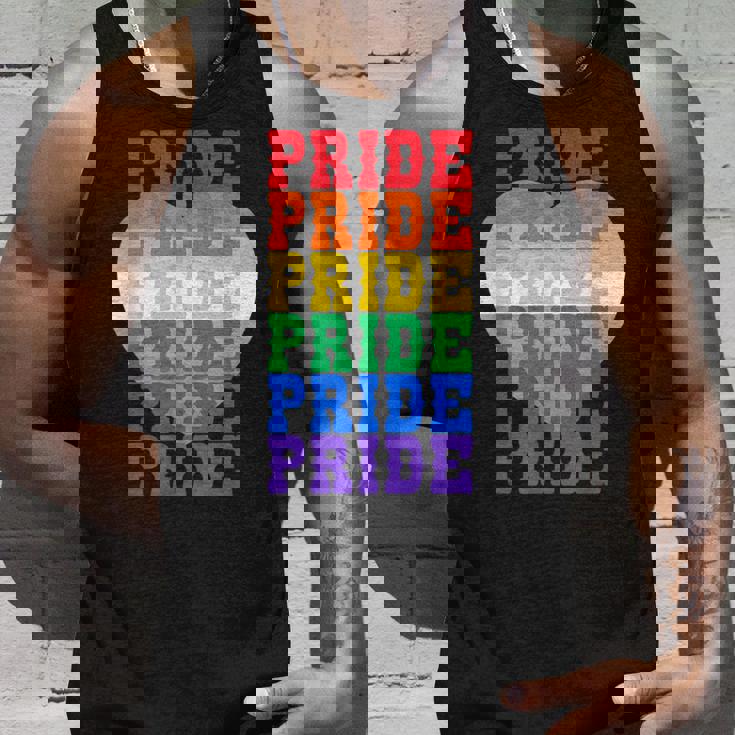 Lgbtq レインボーカラーのプライド タンクトップ 彼への贈り物