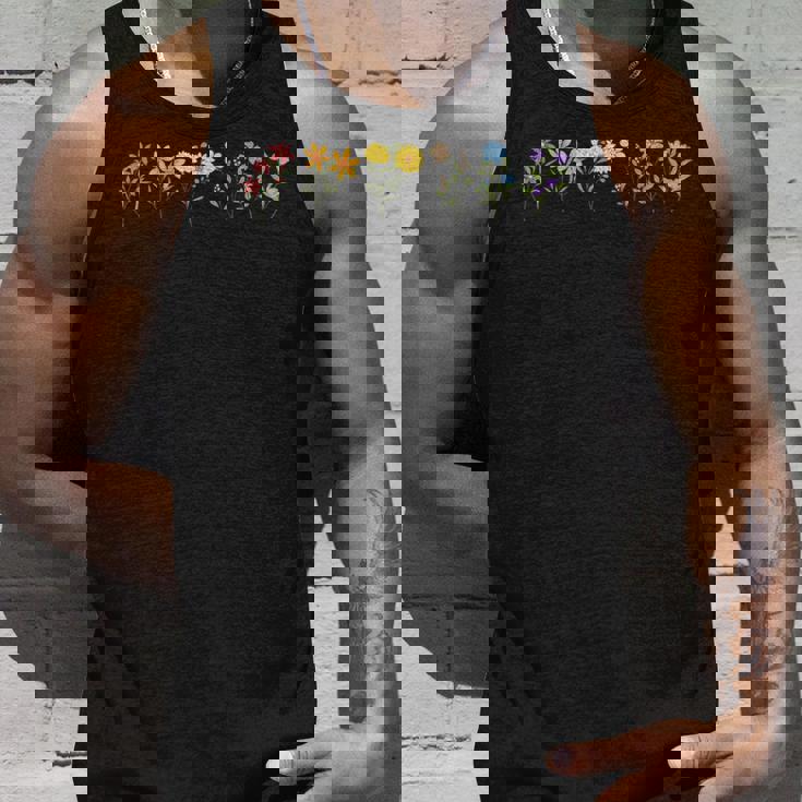 Lgbtqia プライドフラワー レインボーフラワー 植物好き タンクトップ 彼への贈り物