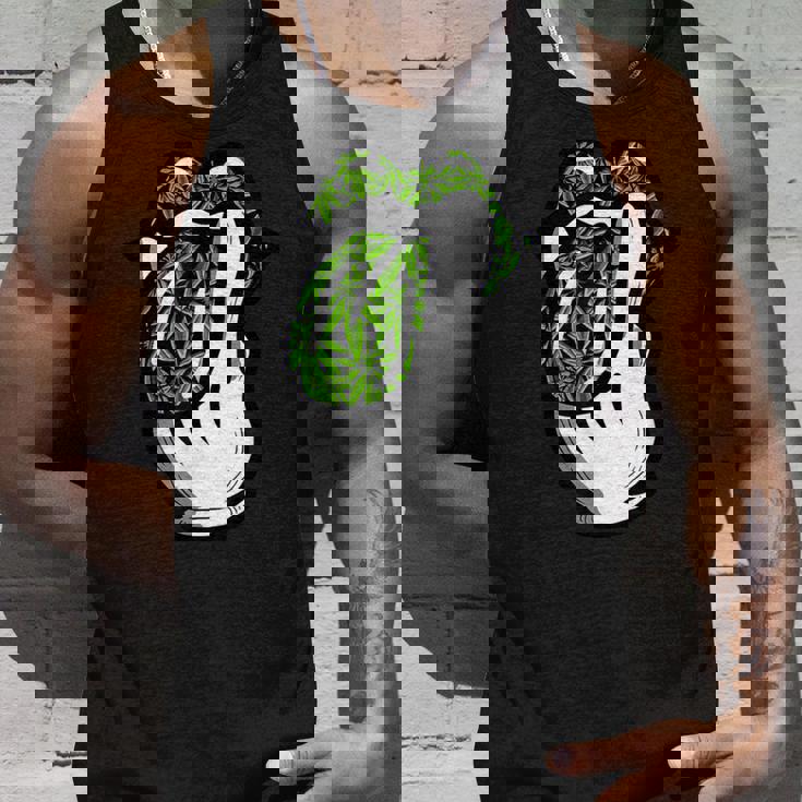 Lickmoke ウィードリーフパターン マリファナ420 大麻ポットギフト タンクトップ 彼への贈り物