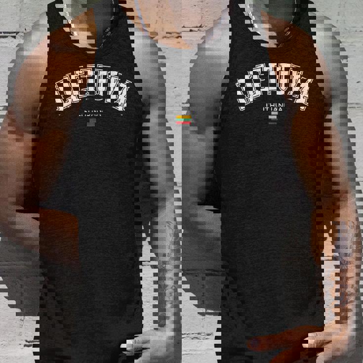 Lietuva リトアニア リトアニア 国旗 愛国的 タンクトップ 彼への贈り物