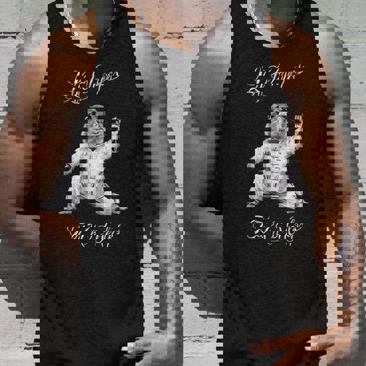 Life Happens 太極拳は面白い陰陽太極拳マーモットを助ける タンクトップ 彼への贈り物