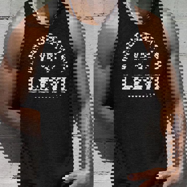 Life Is Better With A Levi Name 面白い皮肉なニックネーム タンクトップ 彼への贈り物
