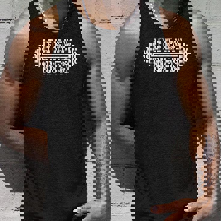 Lift Heavy Run Fast ウェイトリフターランナー ヴィンテージジムワークアウト タンクトップ 彼への贈り物