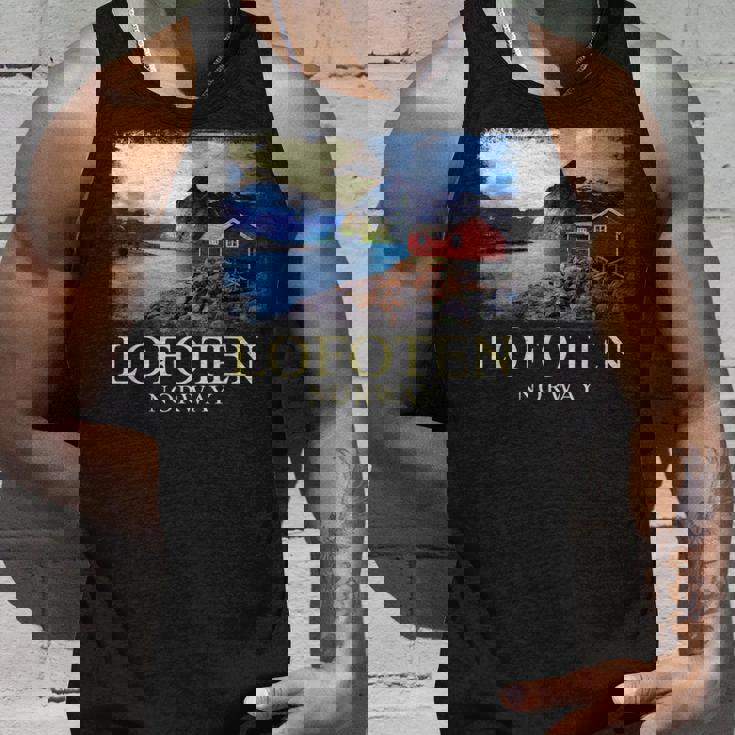 Lofoten ノルウェー キャビン ノルディック フィヨルド ベルゲン オーロラ タンクトップ 彼への贈り物