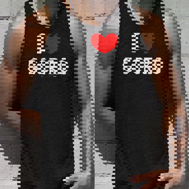 I Love Goro 私は愛する Goro タンクトップ 彼への贈り物