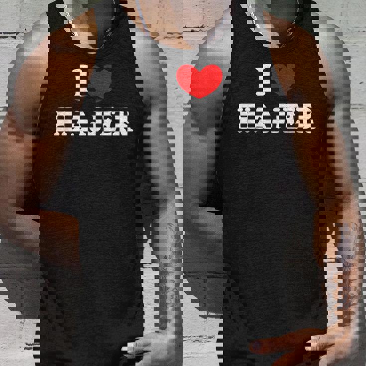 I Love Hajer 私は愛する Hajer タンクトップ 彼への贈り物