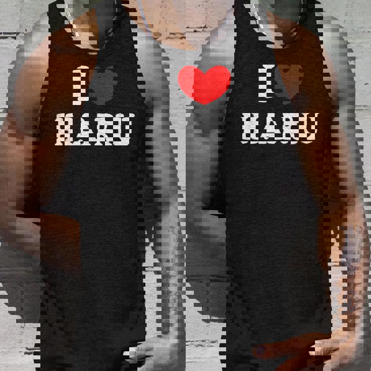 I Love Haru 私は愛する Haru タンクトップ 彼への贈り物