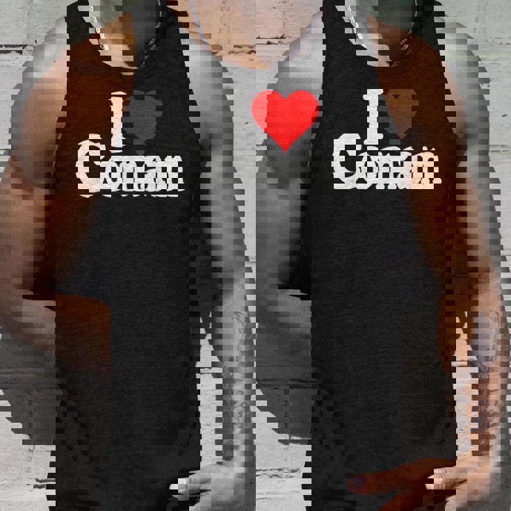 I Love Heart コナン ネームtシャツ タンクトップ 彼への贈り物