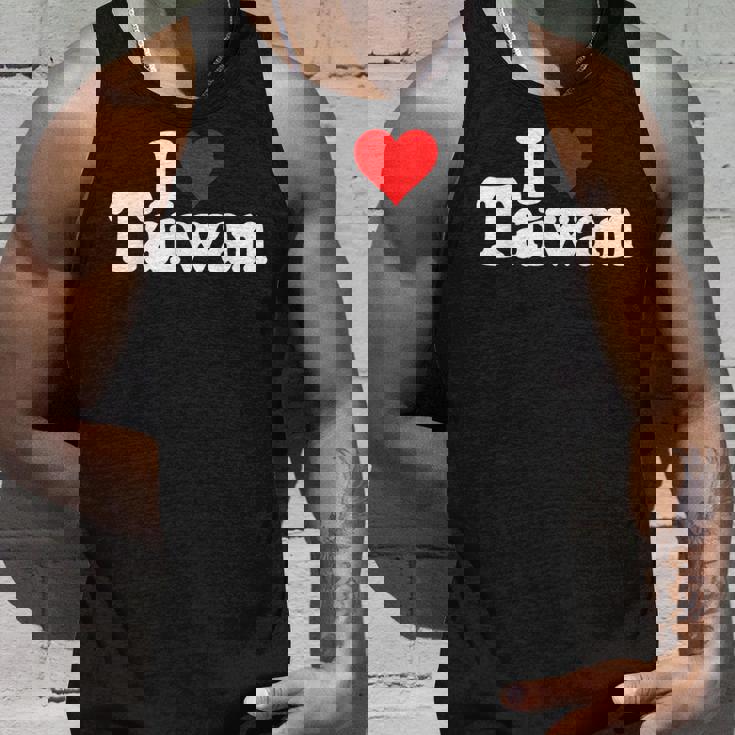 I Love Heart 台湾フォルモサ 台湾文化 タンクトップ 彼への贈り物