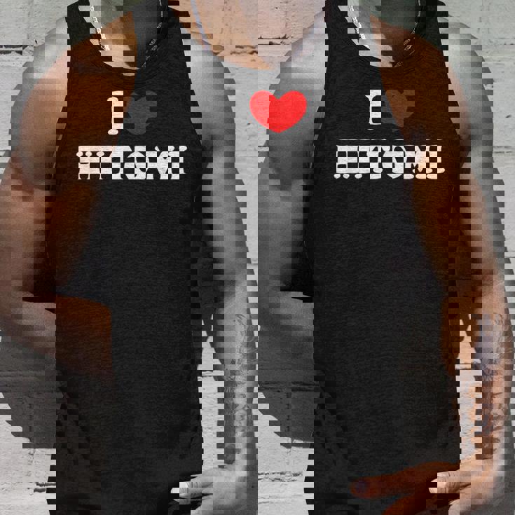 I Love Hitomi 私は愛する Hitomi タンクトップ 彼への贈り物