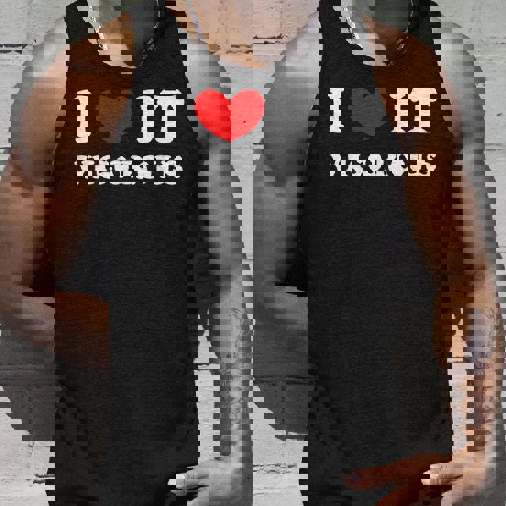 I Love Itigorous 私はそれが元気であるのが大好きです タンクトップ 彼への贈り物