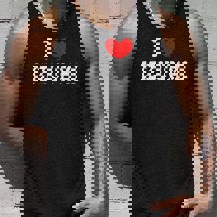 I Love Izumi 私は愛する Izumi タンクトップ 彼への贈り物
