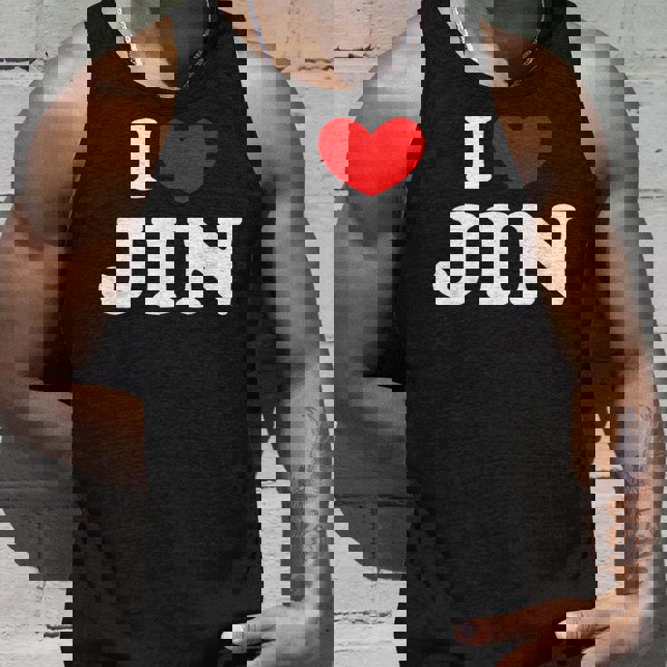 I Love Jin 私は愛する Jin タンクトップ 彼への贈り物