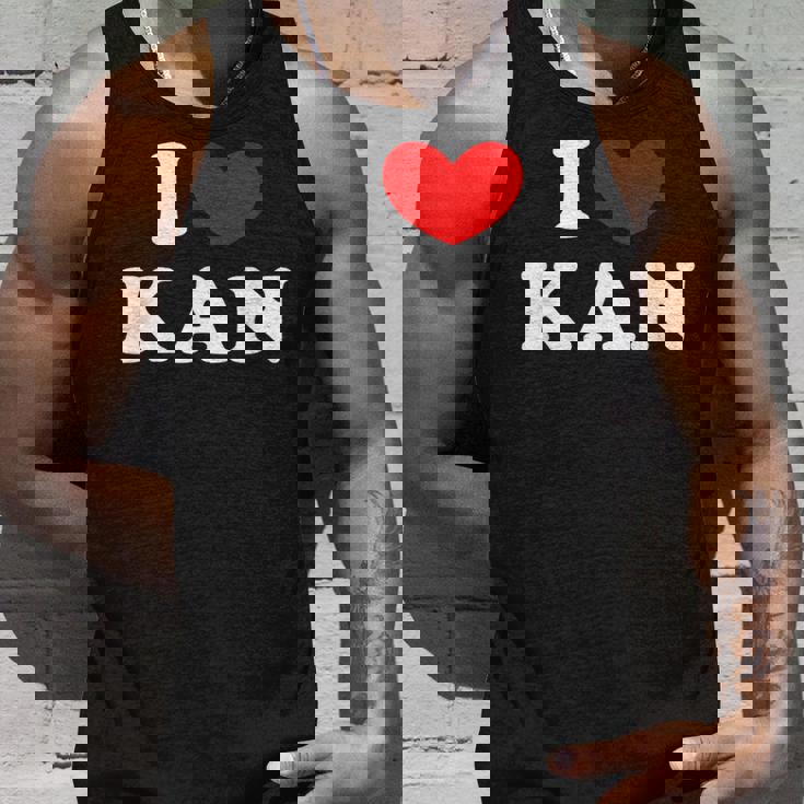 I Love Kan 私は愛する Kan タンクトップ 彼への贈り物