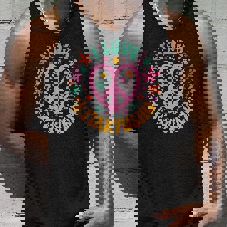 I Love Kitakyushu 北九州大好き タンクトップ 彼への贈り物