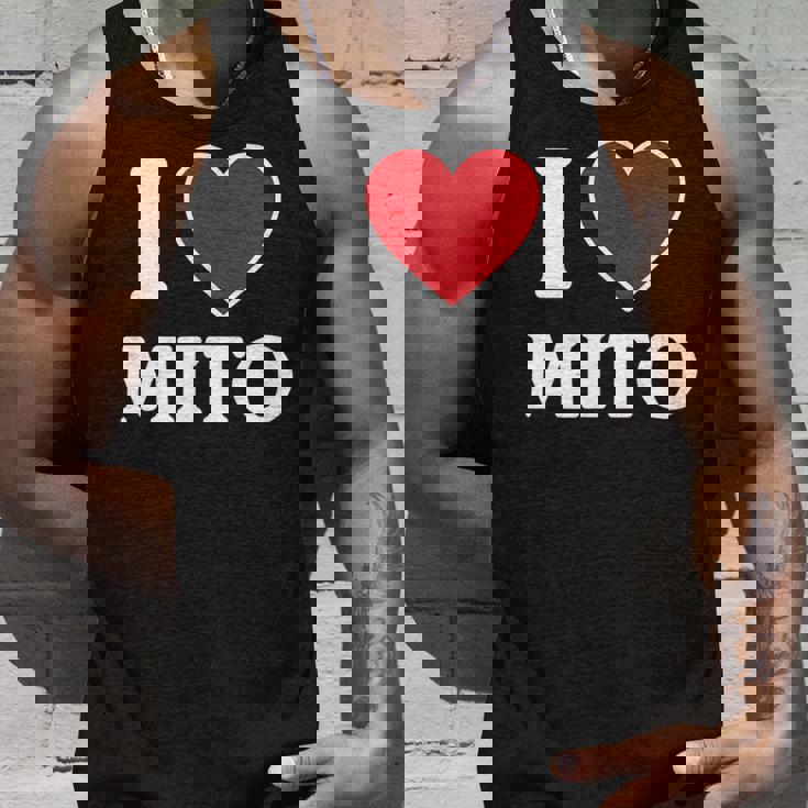 I Love Mito、ハートのある日本の都市 タンクトップ 彼への贈り物