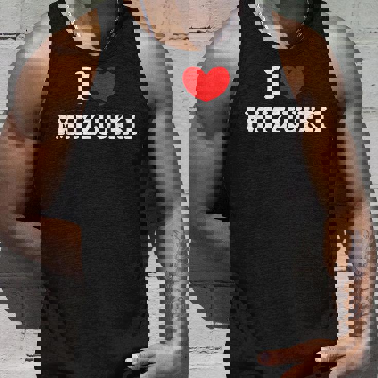 I Love Mizuki 私は愛する Mizuki タンクトップ 彼への贈り物