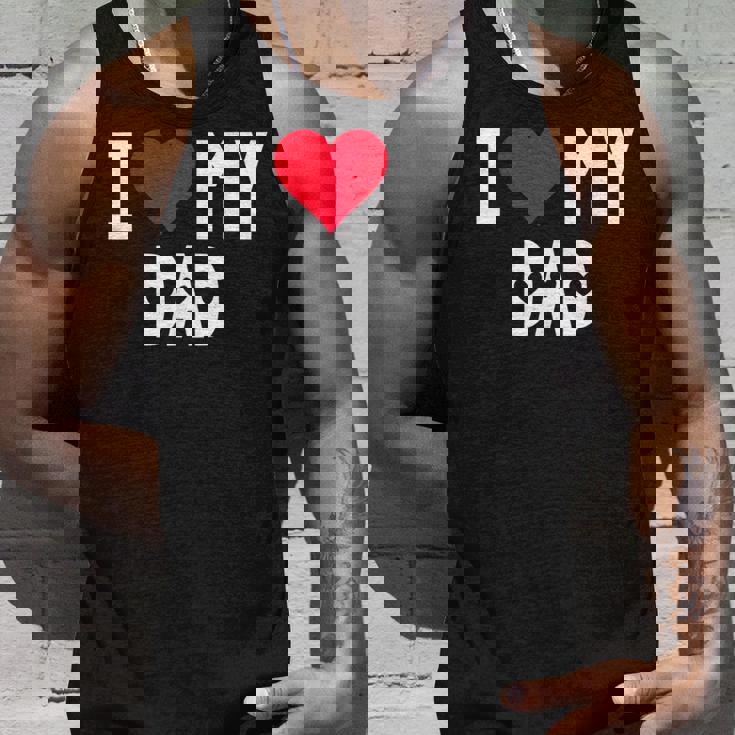 I Love My Dad シャツ I Heart Dad Love Dad タンクトップ 彼への贈り物