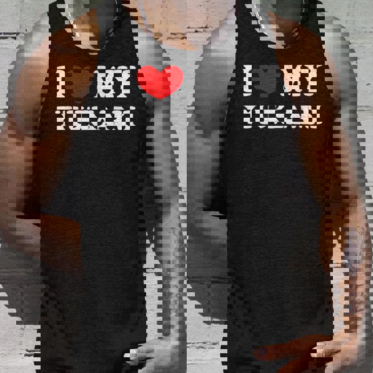 I Love My Yukari ゆかりちゃん大好き タンクトップ 彼への贈り物