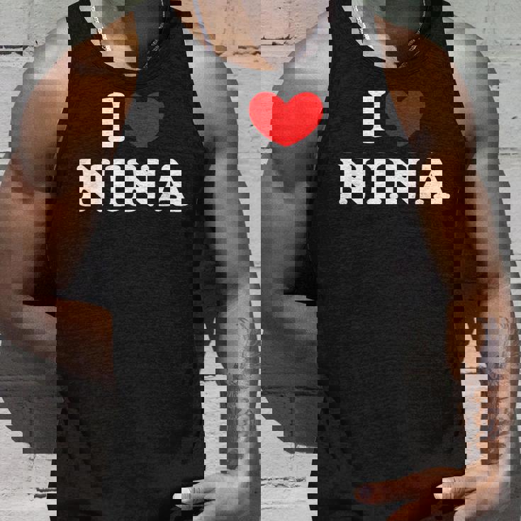 I Love Nina 私は愛する Nina タンクトップ 彼への贈り物