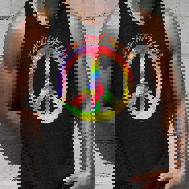 Love Peace 60年代70年代ヒッピーコスチューム Love Peace タンクトップ 彼への贈り物