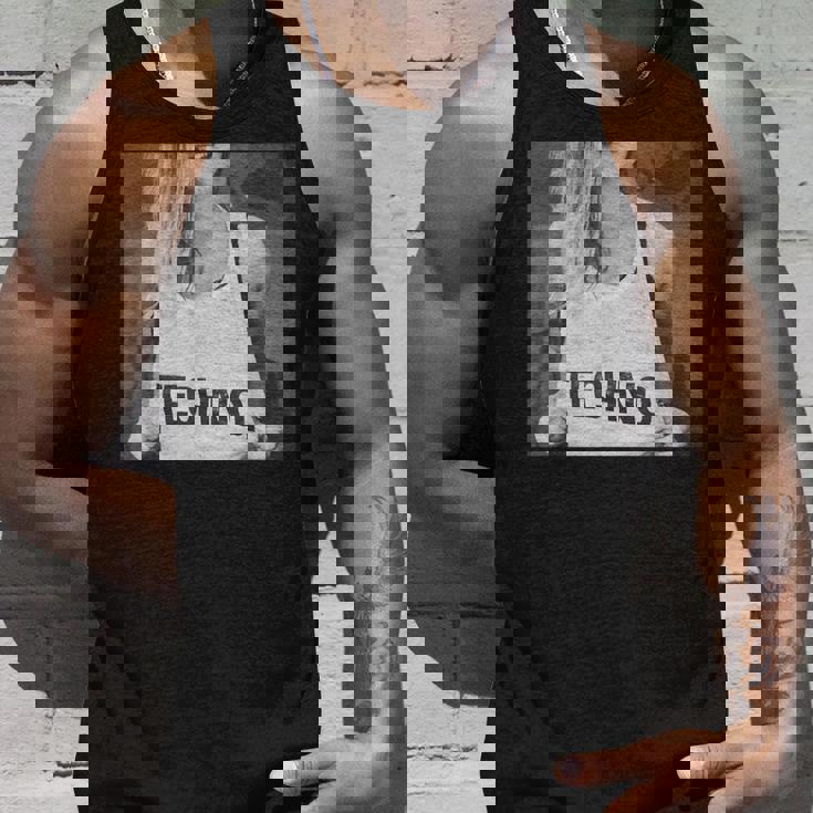 I Love Techno プリント セクシー テクノ レイブ パーティー タンクトップ 彼への贈り物