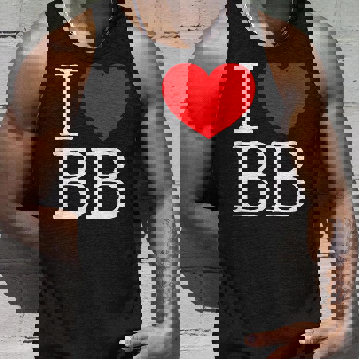 I Love ハート Bb タンクトップ 彼への贈り物