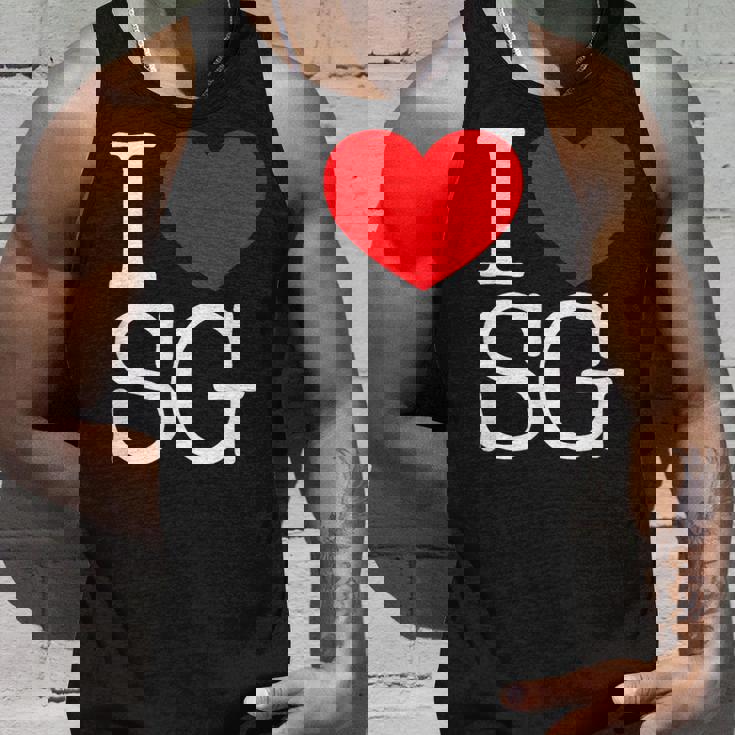 I Love ハートg タンクトップ 彼への贈り物