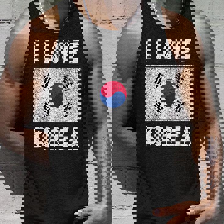 I Love 韓国 韓国 家族 旅行 お土産 タンクトップ 彼への贈り物