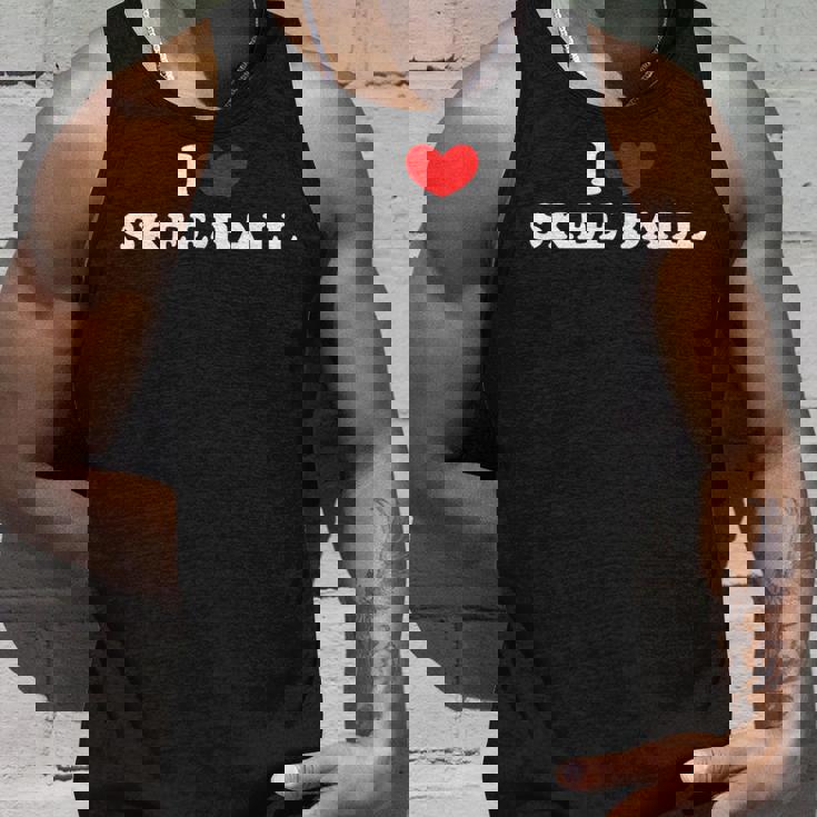 I Lovekee-Ball I Heart スキーボール タンクトップ 彼への贈り物