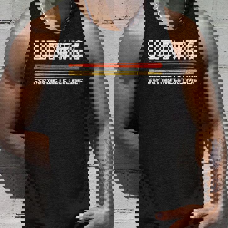 Ludwig Everything Else Is Noise クラシック音楽ドラムスティック タンクトップ 彼への贈り物