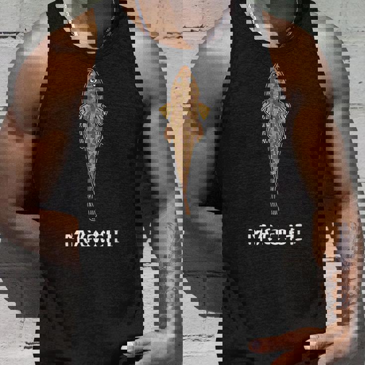 Magochi マゴチ 白身魚 魚好き 願掛け 釣り好き 海釣り 趣味 おもしろ 寿司ネタ 趣味釣り 船釣り 釣り タンクトップ 彼への贈り物