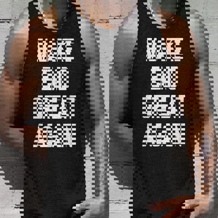 Make Emo Great Again インディーズミュージックエモ タンクトップ 彼への贈り物