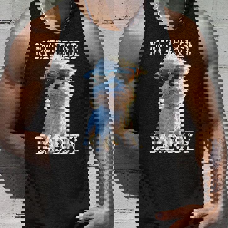 Maltese Daddyマルチーズ お父さん 犬 お父さん 父の日 お父さん スウィート・マルチーズ タンクトップ 彼への贈り物