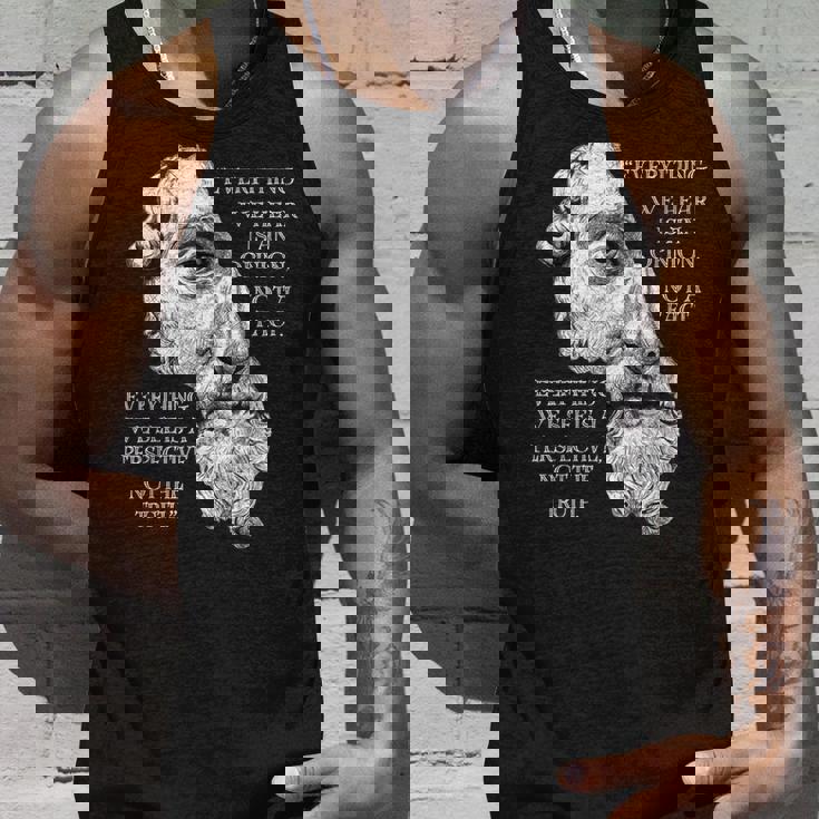 Marcus Aurelius ストイック哲学 ローマ哲学者の名言 タンクトップ 彼への贈り物