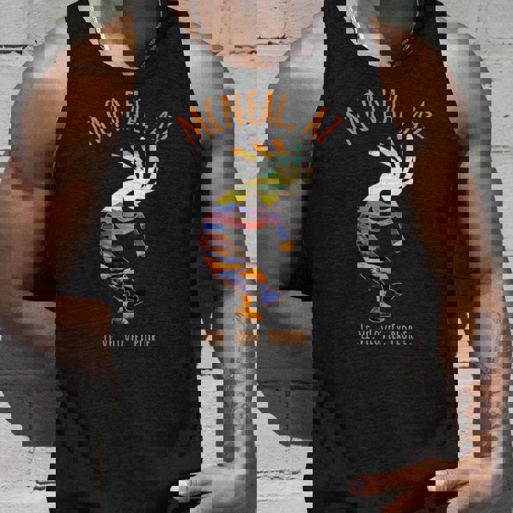 Mcneal アリゾナ Usa ダンシング ココペリ 南西部デザイン タンクトップ 彼への贈り物