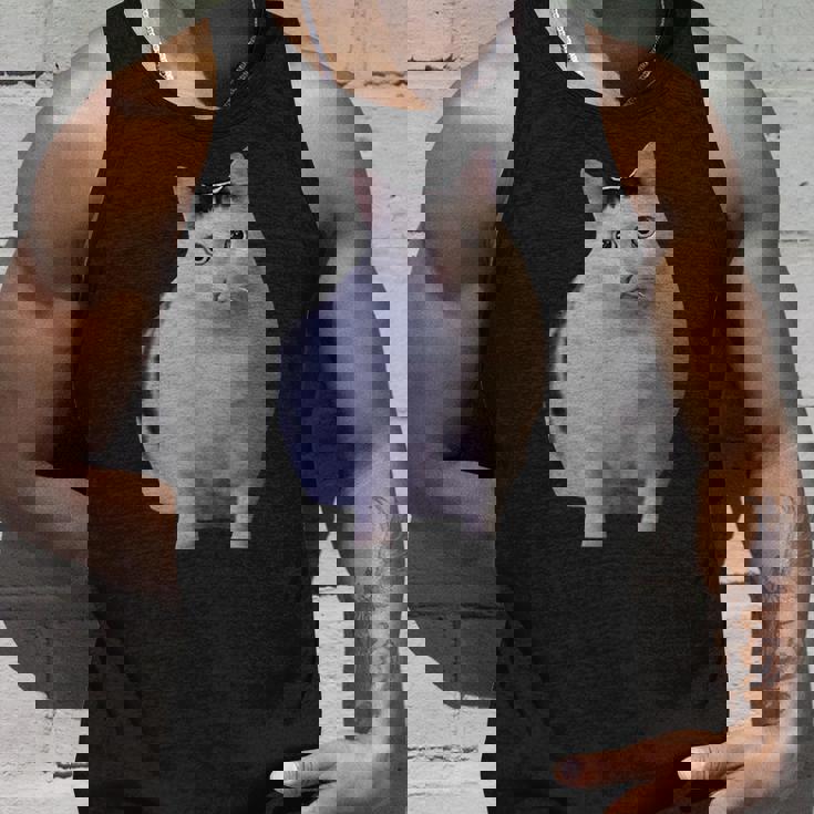 Meme Huh Catミームハァキャット面白い タンクトップ 彼への贈り物