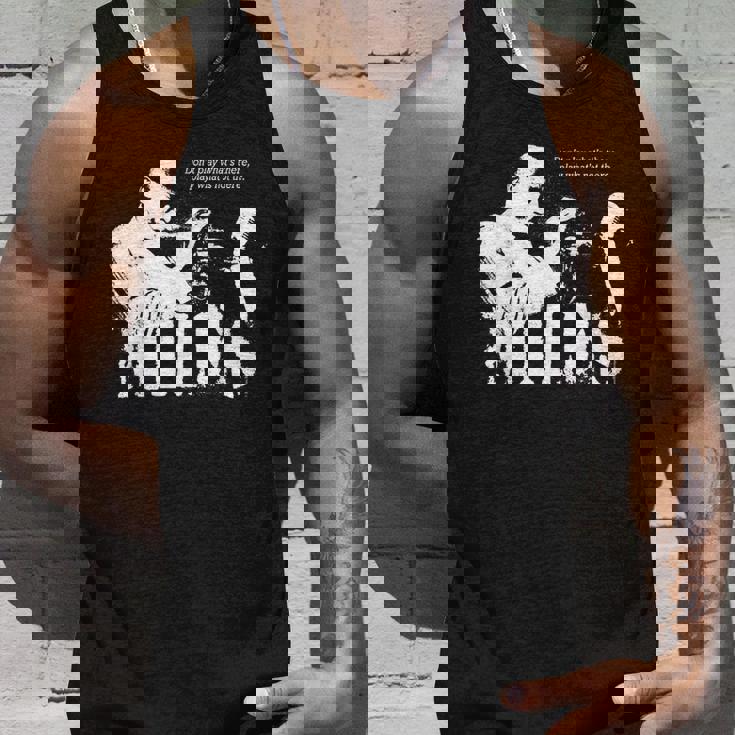 Miles Jazz Wisdom トランペットミュージシャン 1色 タンクトップ 彼への贈り物