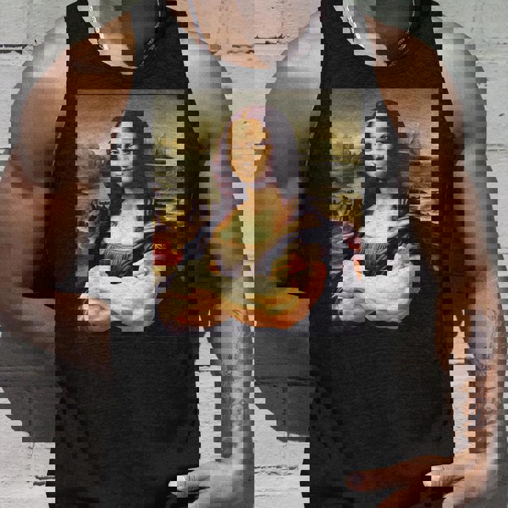 Mona Lisa Bodybuilding Mona Lisa Muscle Gym Workout タンクトップ 彼への贈り物