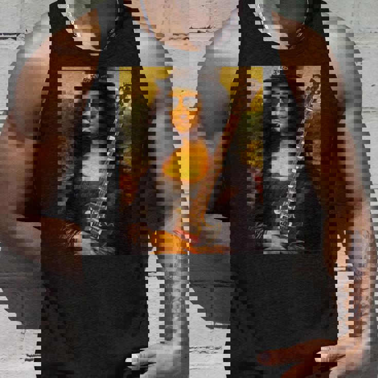 Monalisa Guitarist By Rock N Roll タンクトップ 彼への贈り物